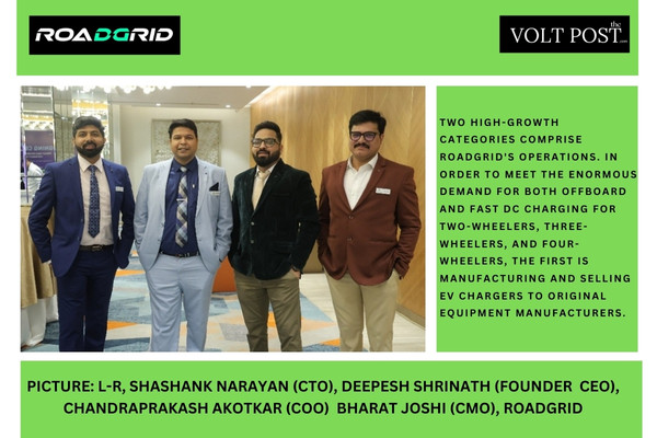 RoadGrid Bags ?12 Cr for India EV Charging