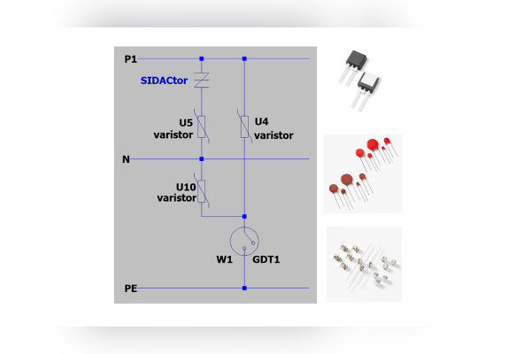 SIDACtor+MOV for EV On-Board Chargers Surge Protection5