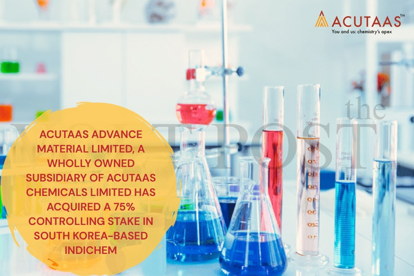 Acutaas Advance Material Buys 75% Stake in Korea's Indichem The Volt Post