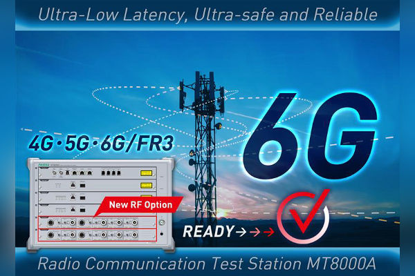 Anritsu MT8000A With RF Hardware, FR3 Support 6G Testing