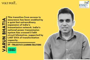India's Power transmission Grid For Viksit Bharat 2047 ESSCI The Volt Post