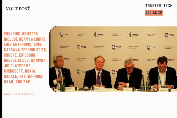 Trusted Tech Alliance launched by Ericsson, AWS, Microsoft  The Volt Post
