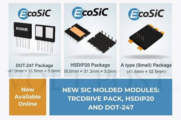 New SiC molded modules online sales begins from ROHM The Volt Post