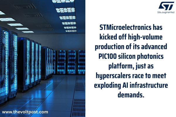 ST PIC100 Silicon Photonics Hits High-Volume Production The Volt Post