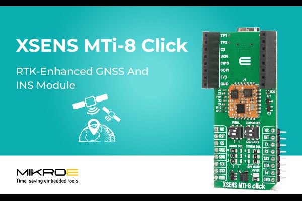 XSENS MTi-8 Click, High-Accuracy GNSS INS for Embedded The Volt Post 1
