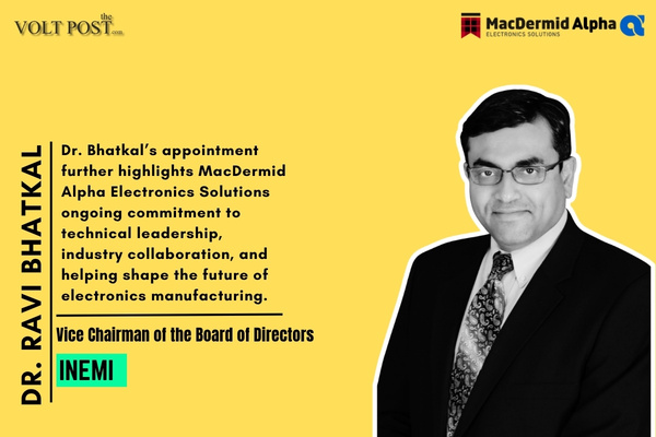 Dr. Ravi Bhatkal Elected INEMI Vice Chairman The Volt Post