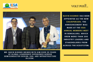IESA Appoints Navin Bishnoi as Chairperson for FY26-27 THe Volt Post