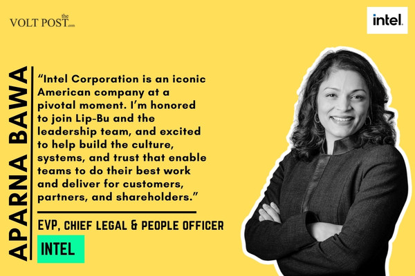 Intel Appoint Aparna Bawa EVP chief legal & people officer The Volt Post