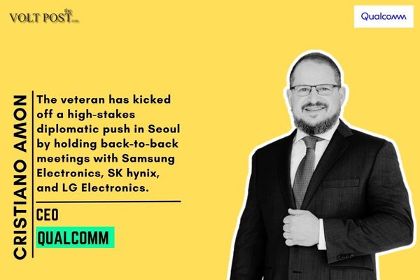Qualcomm CEO Cristiano Amon Forges AI Chip Alliance in Korea The Volt Post