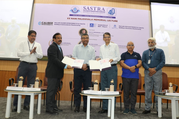 SASTRA, Tata, caliber MoUs Launch Chip Talent Pipeline The Volt Post