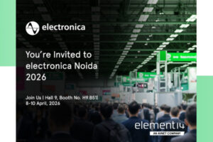 element14 at electronica India 2026 brings test, products The Volt Post