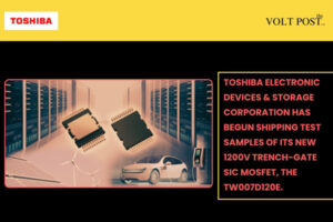 1200V trench-gate SiC MOSFET, the TW007D120E by Toshiba The Volt Post