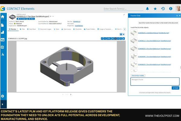 CONTACT Elements 2026.2 with Fourier AI for PLM IoT Platform The Volt Post