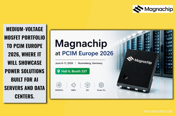 Magnachip MV MOSFET for AI Servers at PCIM Europe 2026 The Volt Post