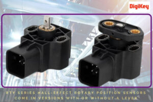 Non-contact Hall-effect rotary position sensors by Honeywell