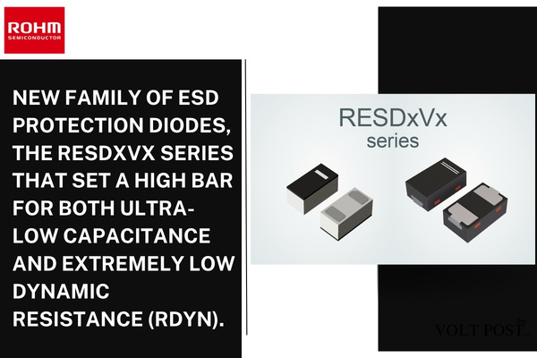 ROHM RESDxVx series new family of ESD protection diodes The Volt Post
