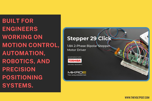 Stepper 29 Click Adds Precision Stepper Motor Control The Volt Post