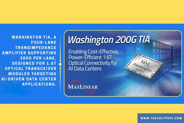 Washington four-lane transimpedance amplifier by MaxLinear The Volt Post
