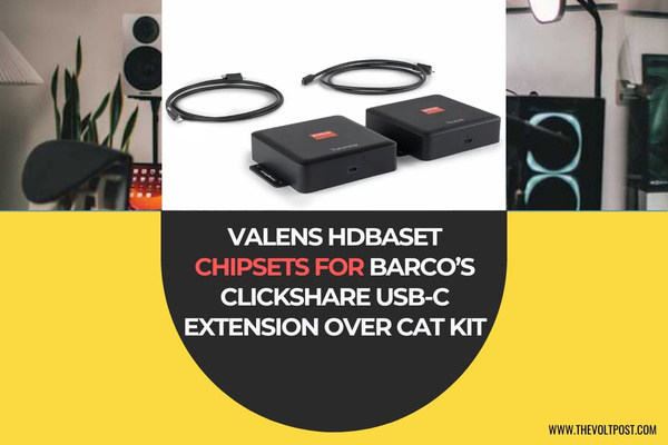 Barco ClickShare USB-C Extension powered by Valens The Volt Post
