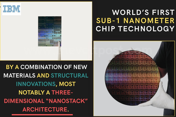 IBM Unveils sub-1 nanometer chip with 0.7nm Nanostack Tech THe Volt Post