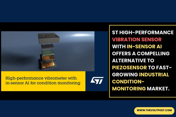 ST Launches AI Vibration Sensor for Predictive Maintenance The Volt Post