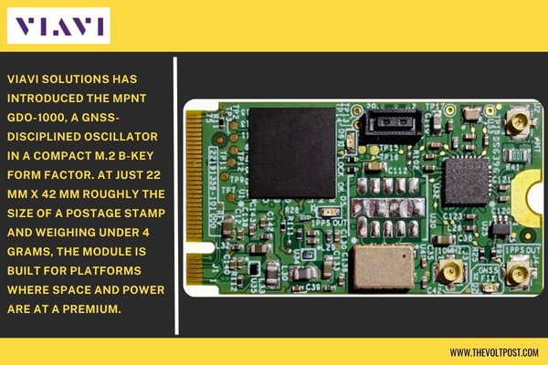µPNT GDO-1000 GNSS-disciplined oscillator by VIAVI The Volt Post