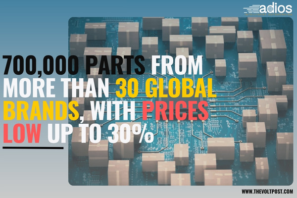 ADIOS Offers Verified Electronic Components at 30% lower buy The Volt Post 
