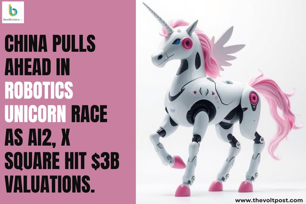 China Pulls Ahead in Robotics Unicorn Race compared to U.S.A THe Volt Post 1