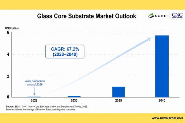 Glass Core Substrate Market, Trends Report by SEMI and GNC The Volt Post
