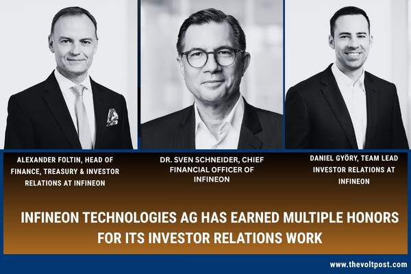 Infineon Wins Top Investor Relations Award in Germany The Volt Post