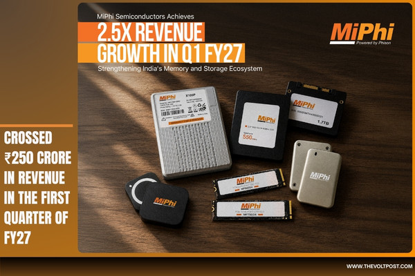 MiPhi Semiconductors Crosses INR250 Crore Revenue in Q1 FY27 The Volt Post