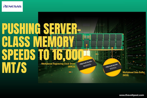 Renesas Gen 3 DDR5 MRDIMM Chipset for AI Data Center The Volt Post