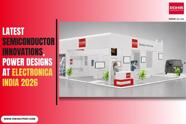ROHM EV and AI Power Designs at electronica India 2026 The Volt Post