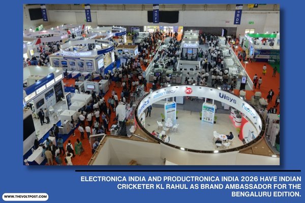 KL Rahul at electronica India and productronica India 2026 The Volt Post