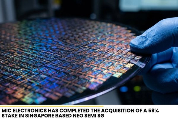 MIC Electronics Buys 59% Stake in Neo Semi Enters Semi Biz The Volt Post