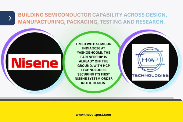 Nisene, HCP Technologies Alliance at SEMICON India 2026 The Volt Post