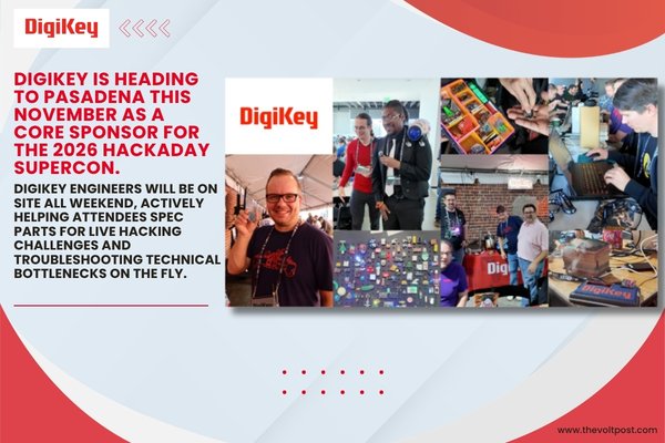 DigiKey at 2026 Hackaday Supercon, Supplyframe DesignLab The Volt Post