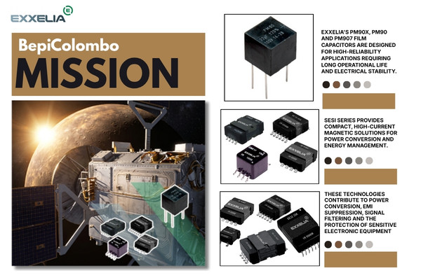 ESA BepiColombo Mission opts Exxelia film capacitors The Volt Post