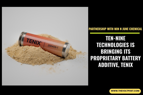 Ten-Nine TENIX partners with MIN N JUNE Chemical The Volt Post